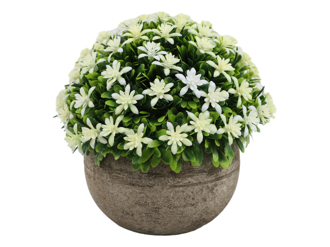Plantas Artificiais de Alecrim em Vaso Arbustos Rústicos de Topiária para Decoração de Mesa na Sala de Estar NEVEANCE
