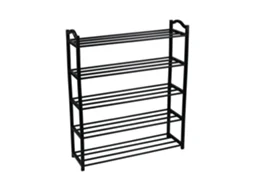Estante Sapateira 5 Prateleiras Sir Preto 63x20x79cm 7house