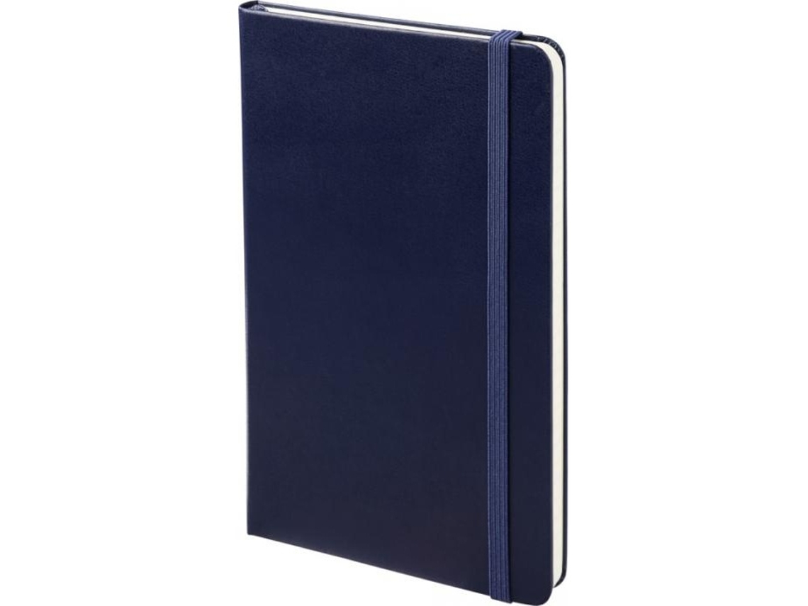 Caderno Estilo Clássico M De Capa Dura Com Linhas, Azul Prussiano