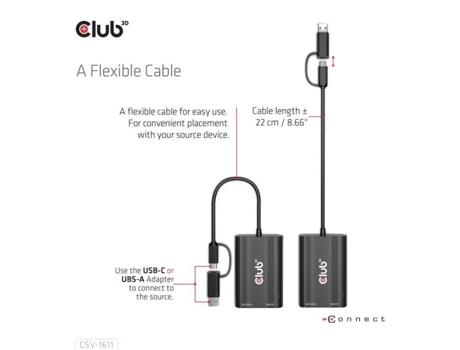 Hub Club 3d Club3d Hub Usb 2.0 Micro A Csv 1611