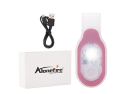 (luz Vermelha Fria) Luz De Segurança Recarregável Via Usb, Ideal Para Caminhadas, Acampamentos, Etc.