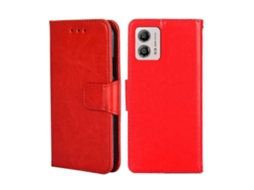 Capa De Celular Em Couro Com Textura Cristal Para Motorola Moto G53 5g/g13 4g/g23 4g