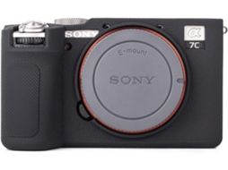Capa Silicone HEXINYIGJLY para Sony A7c Ii/alpha 7c Ii/a7cm2/a7c2macia Leve, Antirriscos Preto