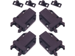 Conjunto de 4 portas de armário com sistema de pressão silencioso e