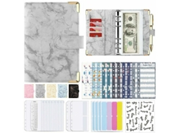 Conjunto de 33 Envelopes para Orçamento em Formato A6, Feitos em Couro Pu BRILVIBERA
