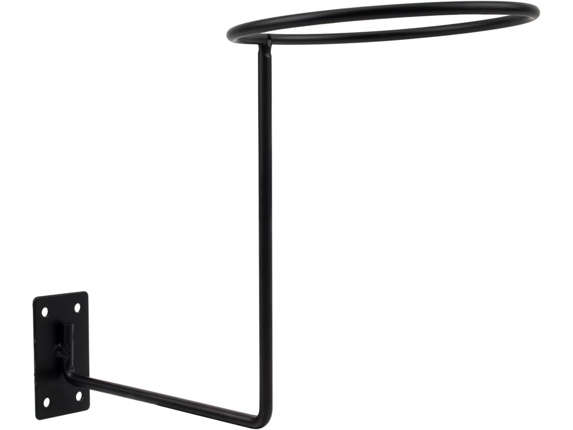 Suporte De Parede Para Capacete De Motocicleta, 1 Gancho Preto E Branco Para Casacos, Chapéus E Capacetes (preto)