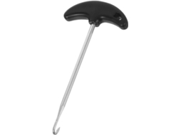 Extrator de resíduos de escapamento de motocicleta com cabo metálico ergonômico
