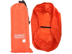 Capa De Chuva Para Mochila Impermeável À Prova De Poeira Para Camping Caminhada Ciclismo Laranja S Vylara