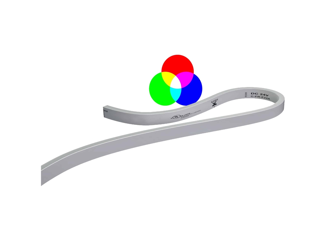 Foco Flex Neon T1 Flexível De Led Para Piscinas Com Cores Rgb