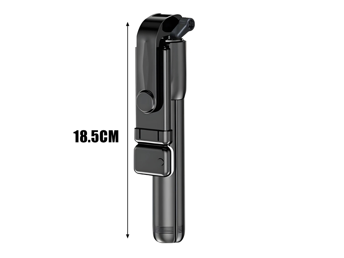 Lurelia Tripé Para Selfie Bluetooth, Com Controlo Remoto, Extensível, Rotação 360°, Para Telemóvel, Em Plástico