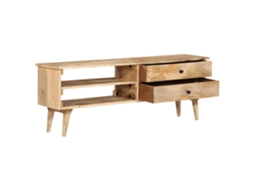 Móvel de Tv 140x30x50 Cm Madeira de Mangueira Maciça MAISON EXCLUSIVE
