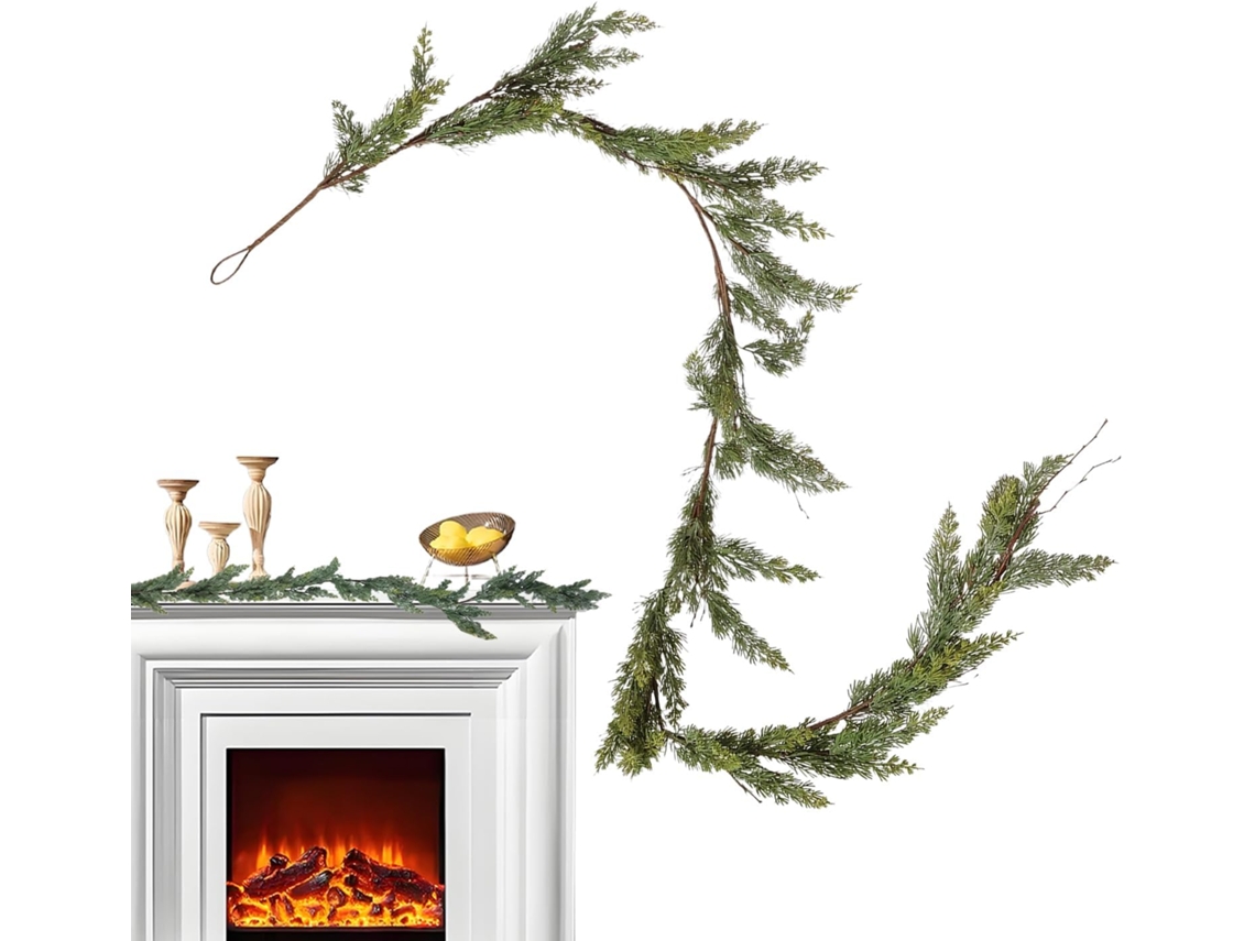 Guirlanda De Natal Para Porta | Guirlanda De Natal Artificial, Decoração Curva Para Outono/inverno, Gokoco