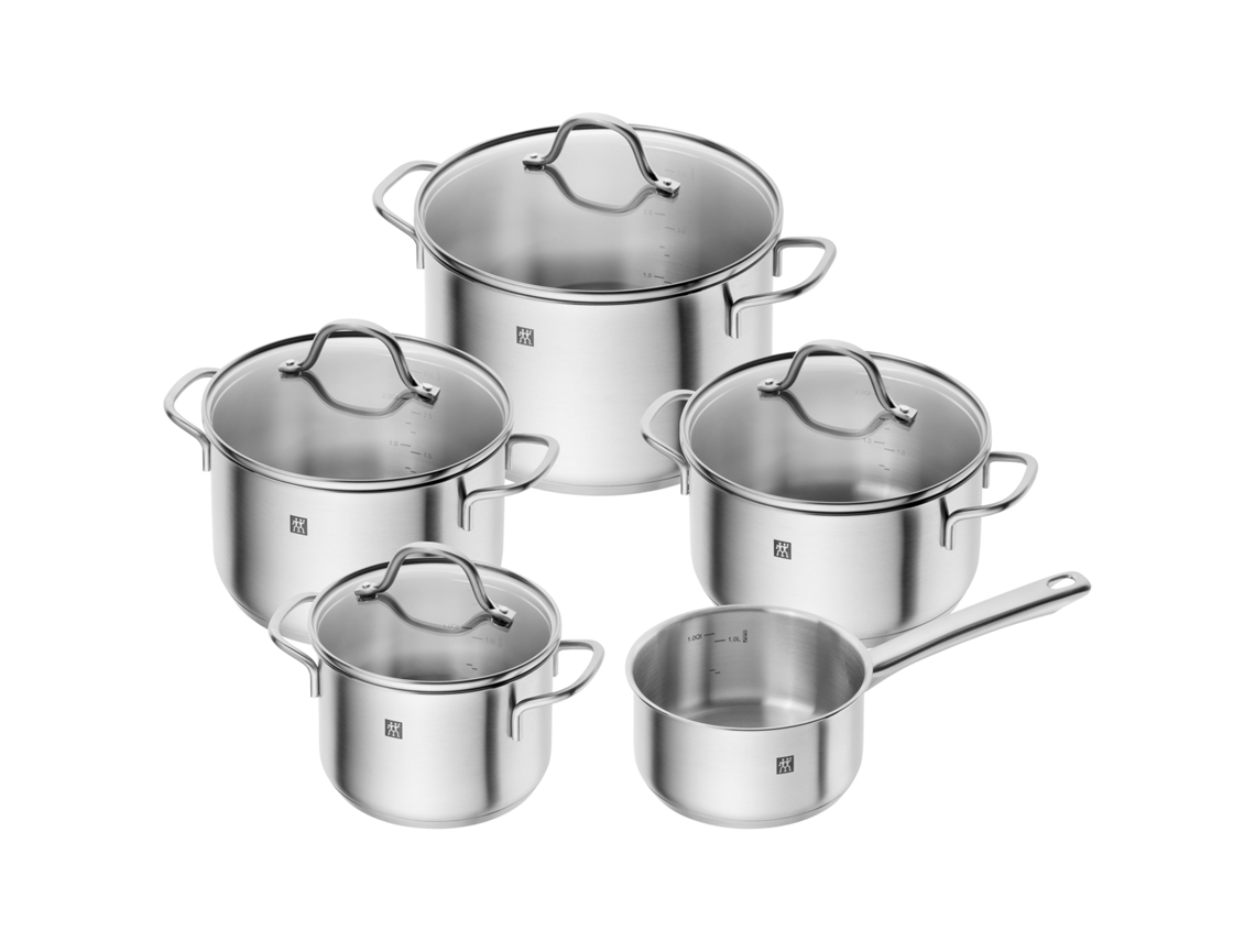 Flow Conjunto de Panelas 5-Pçs Sst 18/10 ZWILLING