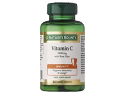 Vitamina C 1000 mg com Rosa Mosqueta 60 Cápsulas Revestidas NATURES BOUNTY