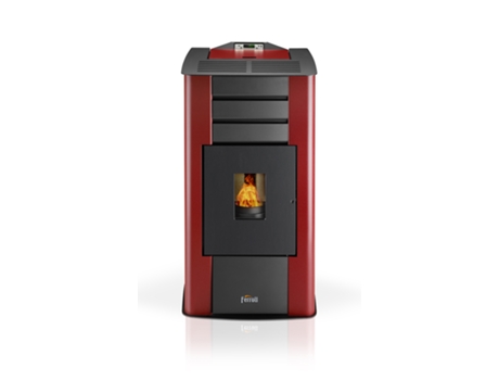 Termoestufa De Pellets Modulante En Hierro Fundido Y Acero De 12,7 Kw Termo Modena Ferroli