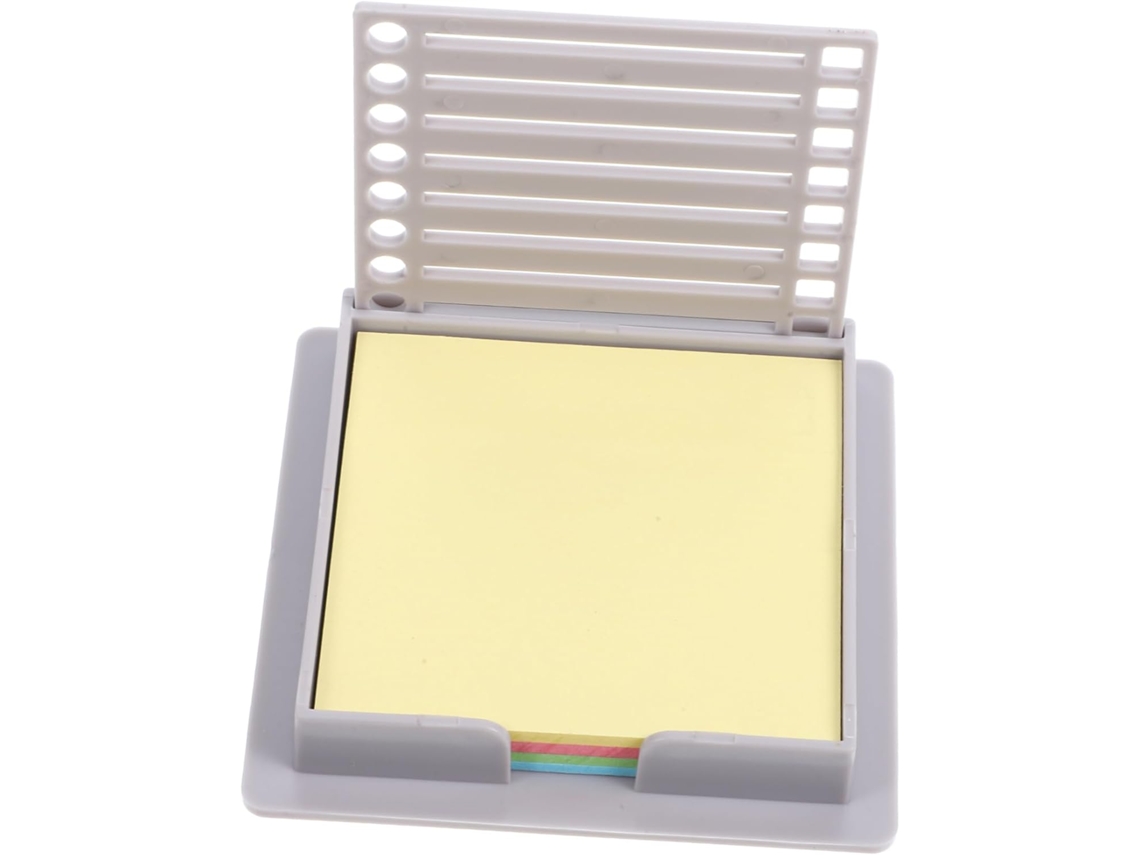 Organizador De Notas Adesivas Com Suporte Prático Caixa De Armazenamento Para Bloco De E Escritório