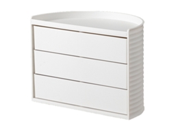 Organizador de Maquiagem Rotativo Branco S/MARCA