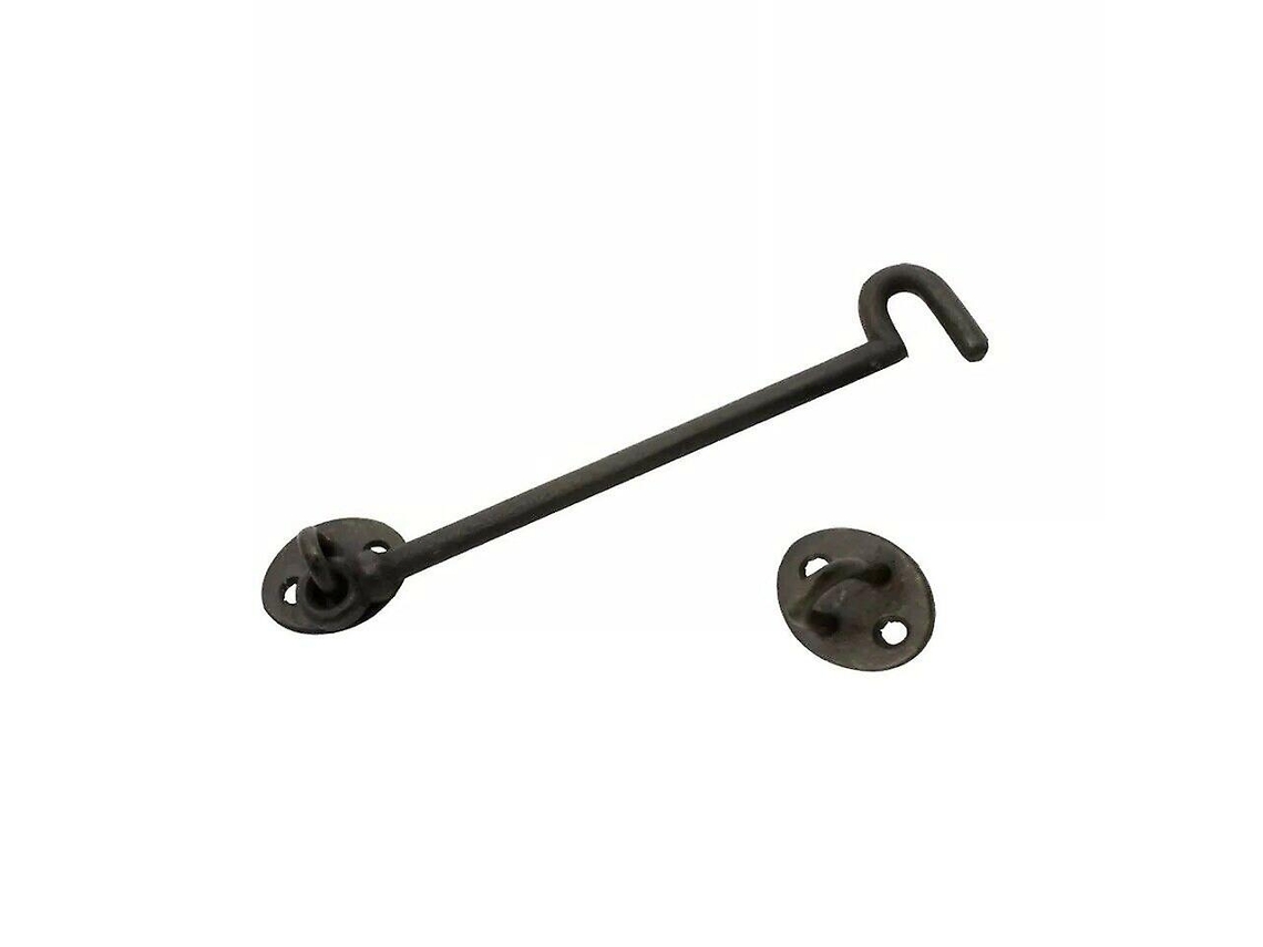 Fechadura De Porta De Gancho E Argola Preta Kabalo, Extra Longa, 61 Cm, 24 Para Janela, Porta Gabinete, Suporte Silencioso Para Aquaforge