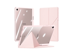 Lurelia Capa Para Samsung Tab S10 Lite E S10 Fe E S9 E S9, Rosa, Design Triplo, Suspensão Automática