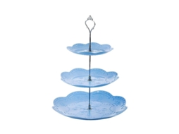 Portavasos De 3 Niveles De Plástico Blanco Para Tartas Y Cupcakes Estilo 9