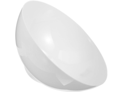 Difusor De Luz Transparente Em Acrílico Branco Ø 24,5 Cm Para Lâmpada Pendente E27, Peça De Reposição.