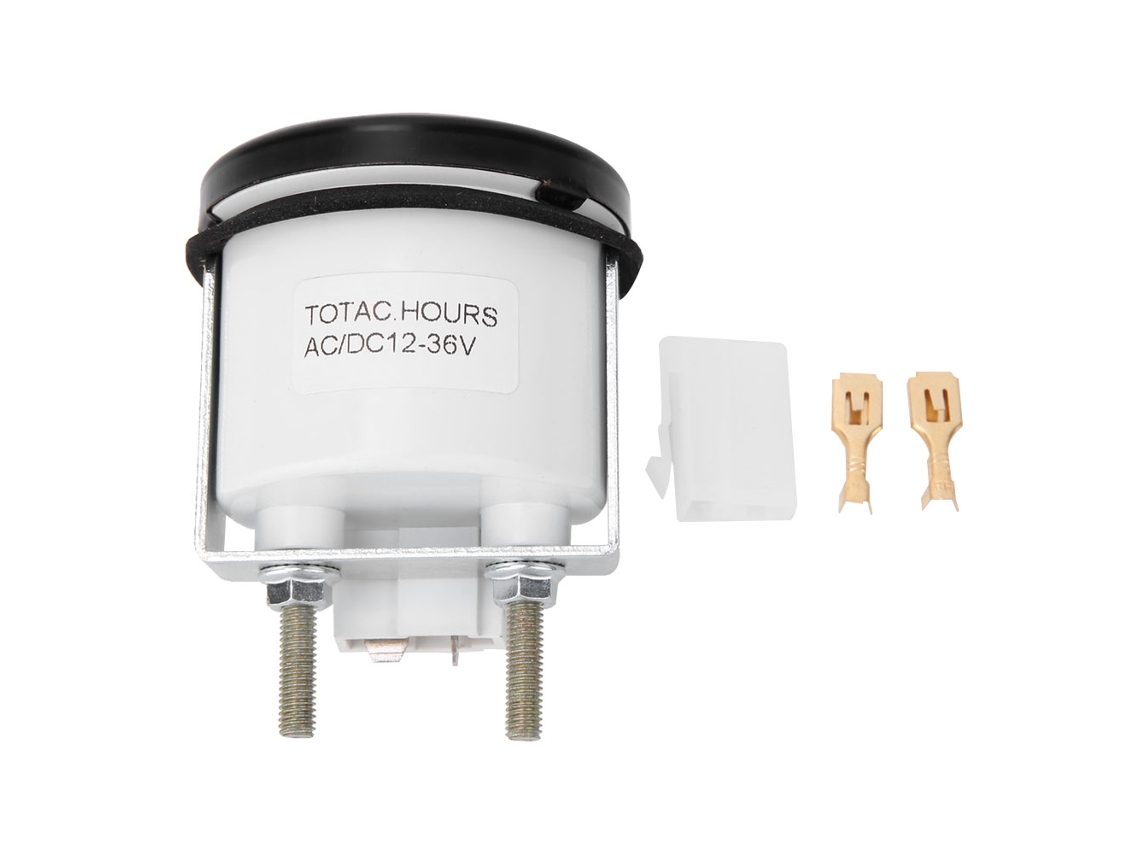 Medidor de horas digital lcd para veículos de engenharia gerador 0 999999.99h gauge timer S/MARCA