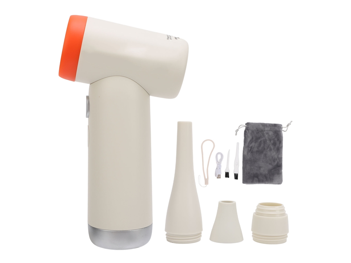 Soprador Sem Fio 4w 4 Velocidades Turbofan Portátil Branco