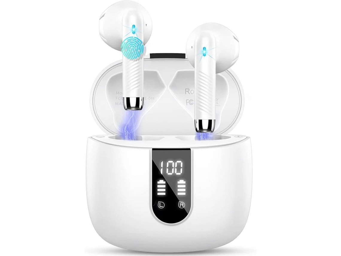 Auscultadores Sem Fios Auscultadores Bluetooth 5.3 Novos Auscultadores Sem Fios Com Microfone 4 Enc Auscultadores Bluetooth 56h Com Bestvite
