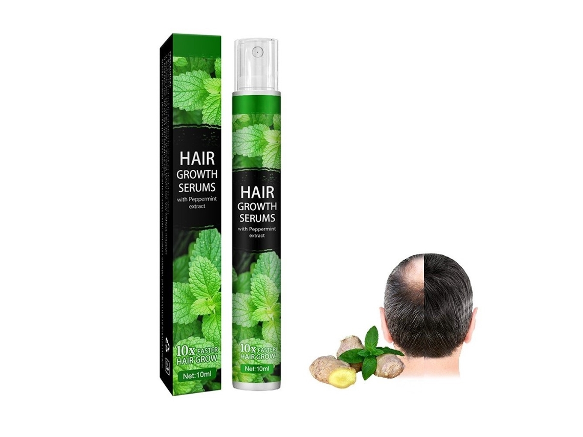 Spray Herbal Para Crecimiento Capilar Anticaída Suero Para Prevenir Pérdida Postparto Aceite Esencial De Cabello
