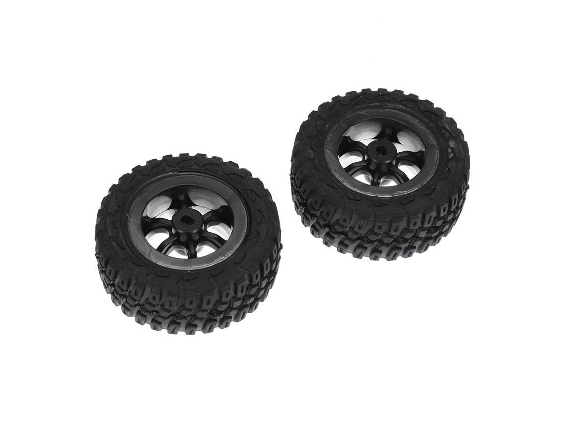2 Peças Wltoys 284161 1/28 Peças de Carro Rc Pneus Jantes Coladas 2133 Veículos Modelos Acessórios Sobressalentes MDUG