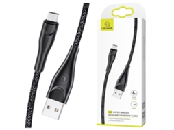 Cabo Micro Usb Usams Para Celulares Lg Xiaomi Samsung 3m 2a Carregador Rápido