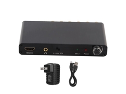 HURRISE Audio Converter 4K 3D Digital Audio Decoder Converter Adapter Hdmi 5.1 To Analog Output Eua