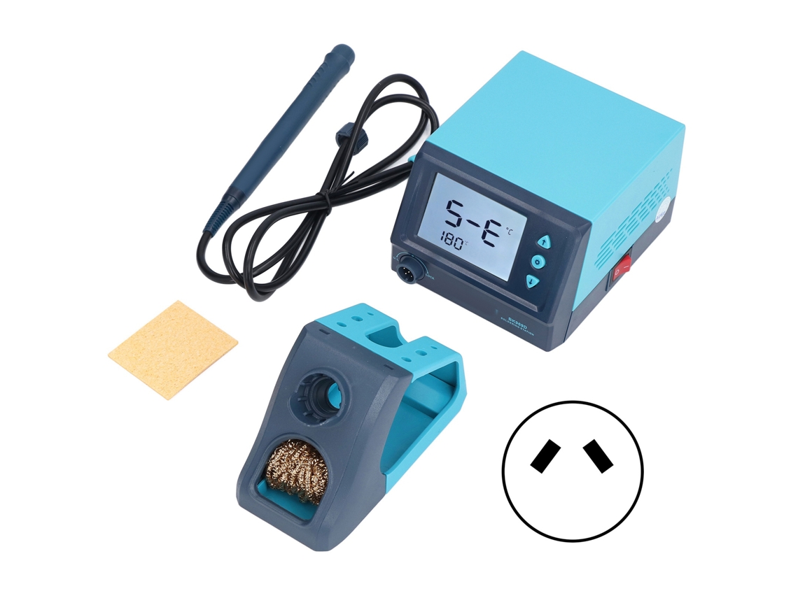 Estação De Solda Digital 65w Com Termostato Ajustável Ferro De Soldar Elétrico Ferramenta De Reparação Ac100 240v