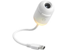 Projetor de luz noturna infantil com rotação de 360 graus, ideal para
