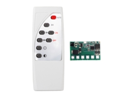 Placa De Controle De Luz Solar Com Brilho Ajustável E Controle Remoto 3.2v 3.7v 12.8v