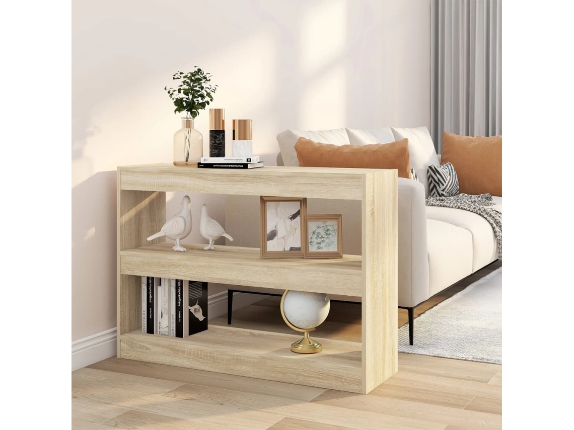 Vidaxl Estante/divisória 100x30x72 Cm Cor Carvalho Sonoma