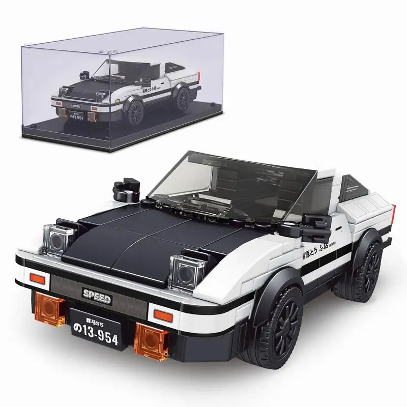 Conjunto De Blocos De Montar De Modelo De Carro De Corrida Mini De Luxo Com 427 Peças (427 Peças).