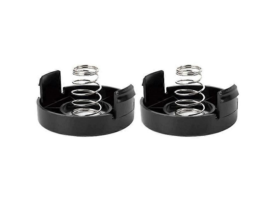 Para Cortadores De Grama Black Decker St1000 St3000 St4000 St4500: 2 Tampas De Carretel E 2 Molas, Código 682378-02