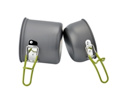 Conjunto de Panelas e Utensílios para Camping Ultraleve 1 2 Pessoas