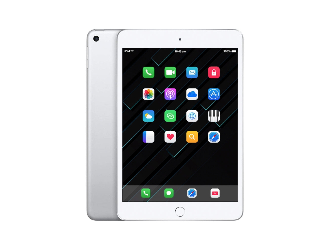 Apple Ipad Mini 7.9 Polegadas 4th Gen (2015) 128gb Wifi + Cellular / Prateado / Recondicionado Sinais De Uso