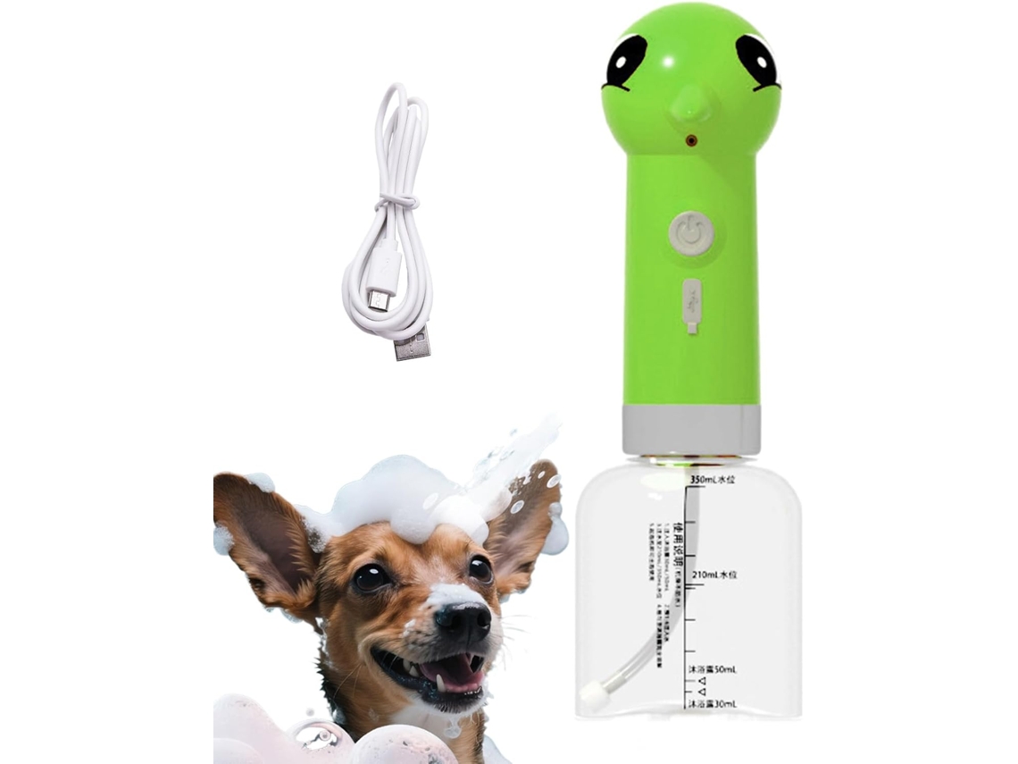 Dispensador Automático De Sabão Para Limpeza De Pelos Pulverizador Elétrico Recarregável Para Anim Gokoco