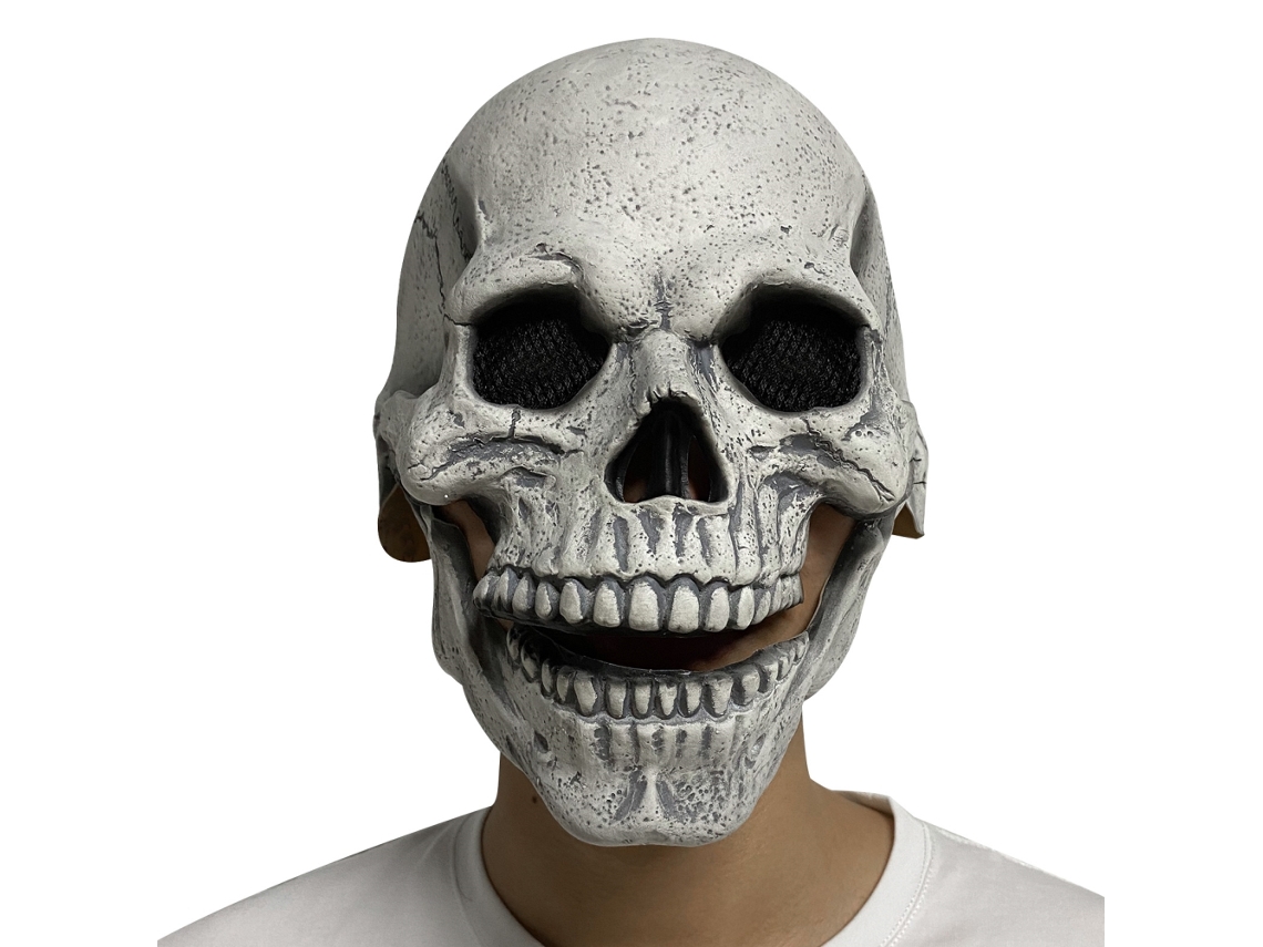 Primerox máscara de Esqueleto Assustadora Halloween com Mandíbula Móvel Props Cosplay