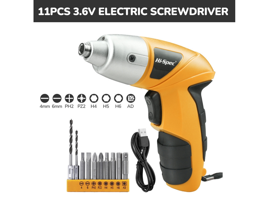 Conjunto de 11 Peças, 3,6 V, Compacto, Recarregável Usb STELASPLEN