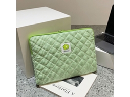 Lurelia Bolsa Para Portátil 13 Polegadas, Resistente À Água, Antichoque, Em Algodão, Verde