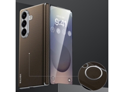 Capa De Celular À Prova De Choque Com Textura De Kevlar Sulada 600d Para Samsung Galaxy Z Fold7 5g