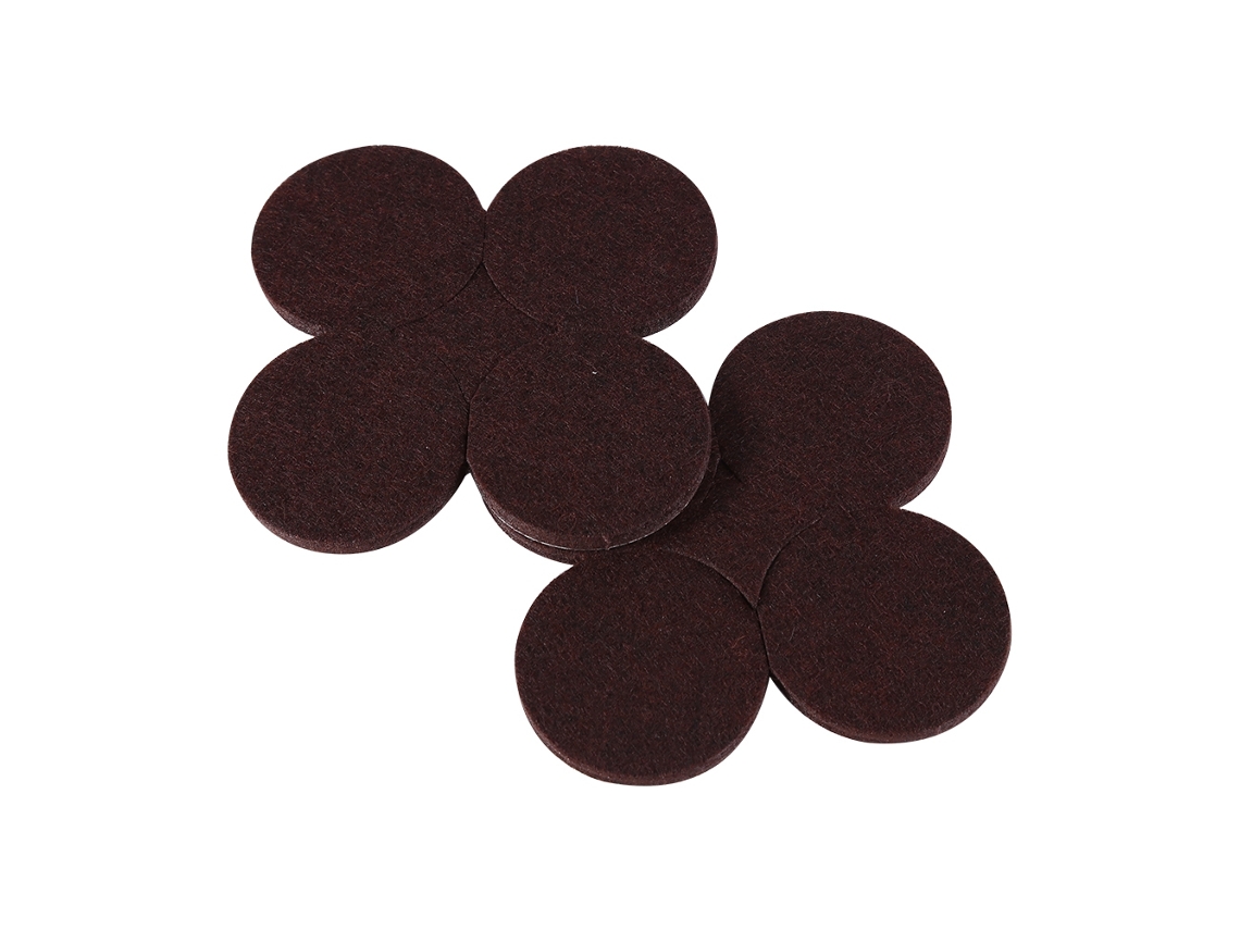 Laxiscreed Almofadas De Feltro Redondas, 4cm, Autocolantes E Anti-arranhões, Para Cadeiras E Mesas, Pack De 8 Peças