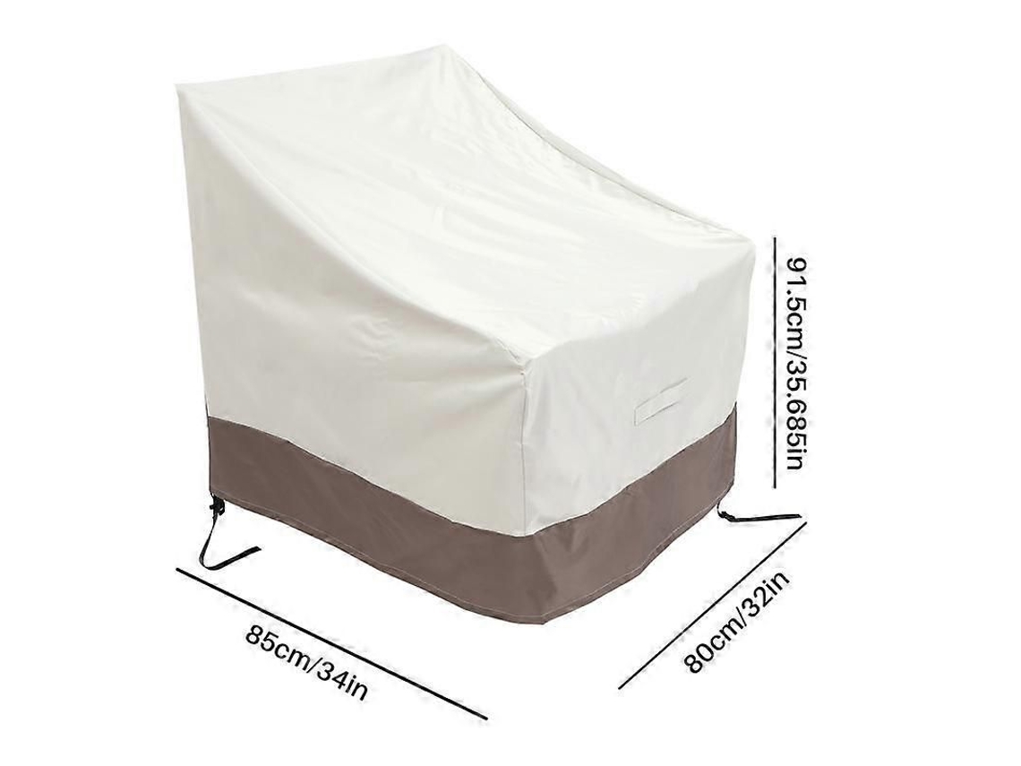 2 Capas Para Cadeira Adirondack De Pátio 31x33x36 Polegadas, Cobertura Externa Resistente 420d, Impermeável
