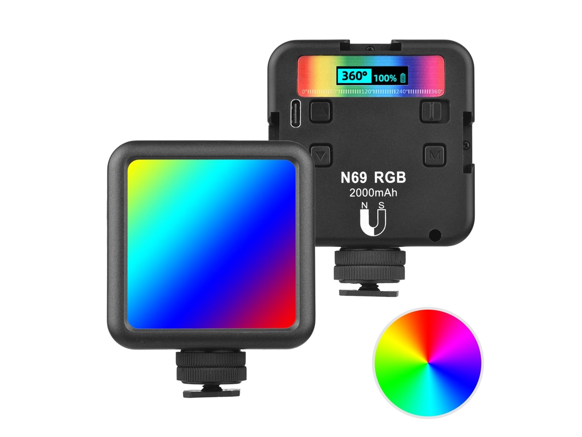 2026 luz Led para Vídeo e Fotografia, Luz de Câmera Led Profissional, Iluminação Led para Câmera e Gravação