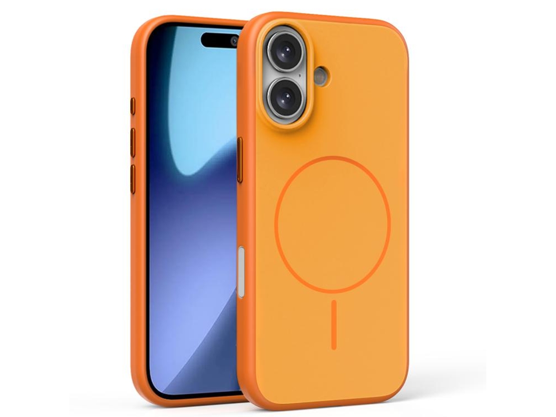 Capa Para Iphone 17 - Cor Sólida Com Magsafe Magnético E Superfície Fosca