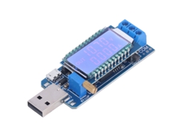 Laxiscreed Fonte De Alimentação Step-up/step-down Com Suporte Dual Display E Ajuste Usb